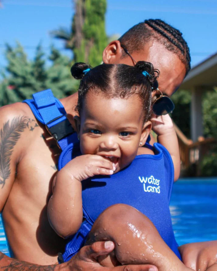 GoMom water baby carrier - Pacific Blue