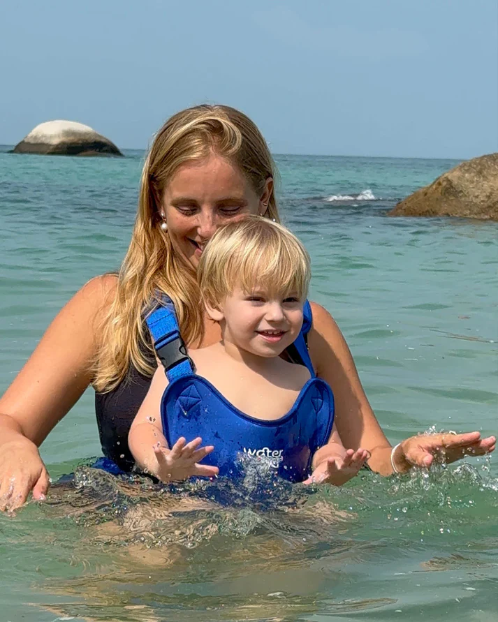 GoMom water baby carrier - Pacific Blue