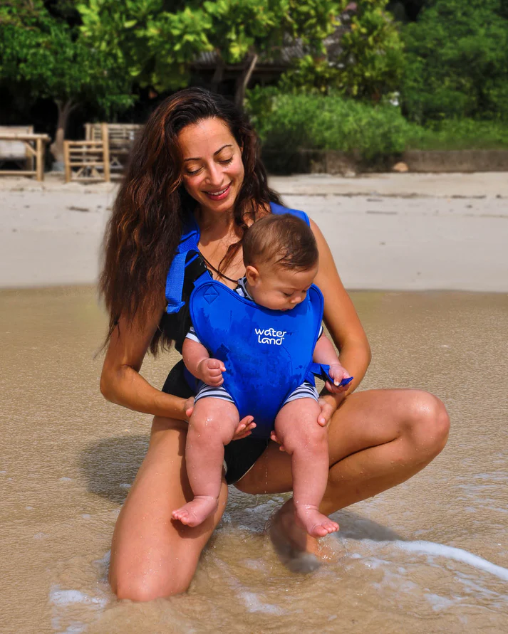 GoMom water baby carrier - Pacific Blue