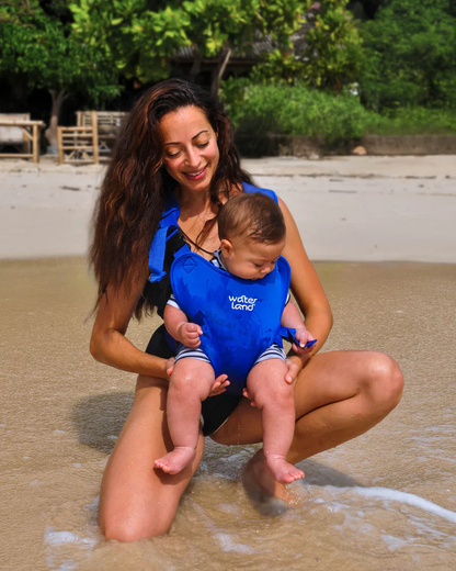 GoMom water baby carrier - Pacific Blue